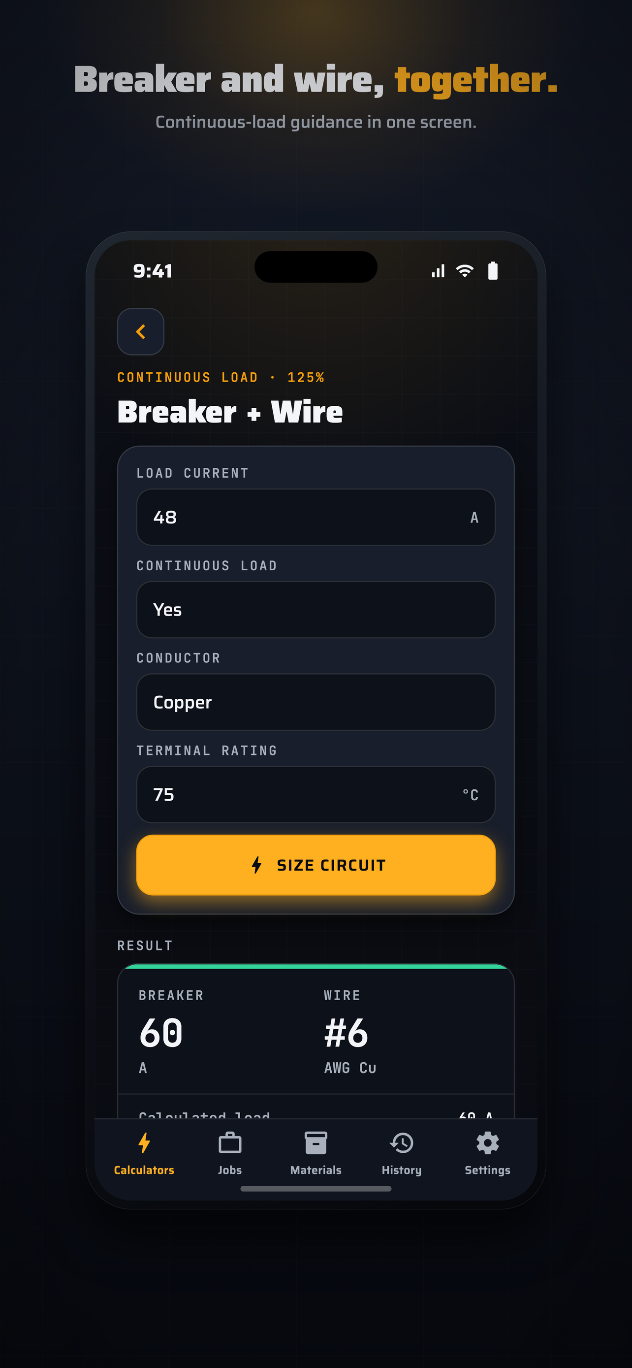 BaseCalc Electric Breaker + wire